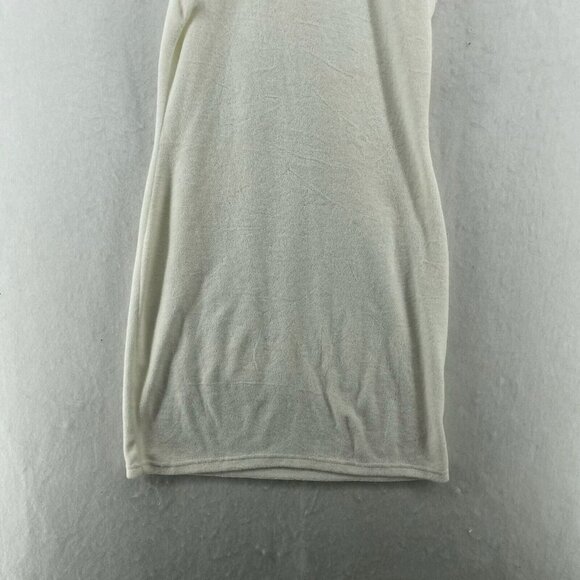 L.A Hearts Dress Women's Sz S White Terry Collared Button-Up Bodycon Sleeveless - Picture 8 of 12